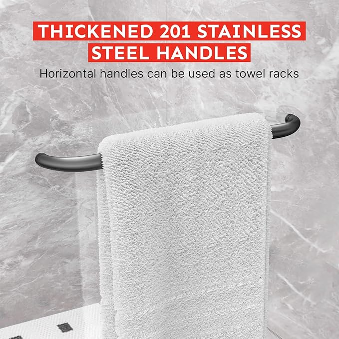 56-60" Wx76 H Semi Frameless Double Sliding Shower Door, 5/16" Tempered Glass&Shatter Proof Film Doubling Safety, Easy Clean Coating&Stainless Steel Hardware, Z-Shaped Water Protection Matte