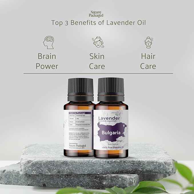 Lavender Oil - Bulgarian Essential Oils - Lavender Diffuser - Pure Therapeutic Grade (8oz)