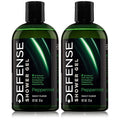 Defense Soap Peppermint Tea Tree Body Wash | All Natural Organic Shower Soap for Athletes | Odor Control & Skin Fungal Protection for Sports, Post Workout & Recovery - 12 oz (Pack of 2)