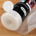 Anoak Shelf Liner Cabinet Liner, Non Adhesive Drawer Liner, Washable 20 Inch x 20 FT(240 Inch) Waterproof Durable Non-Slip Shelf Liner for Kitchen, Drawer, Refrigerator Stripe Clear