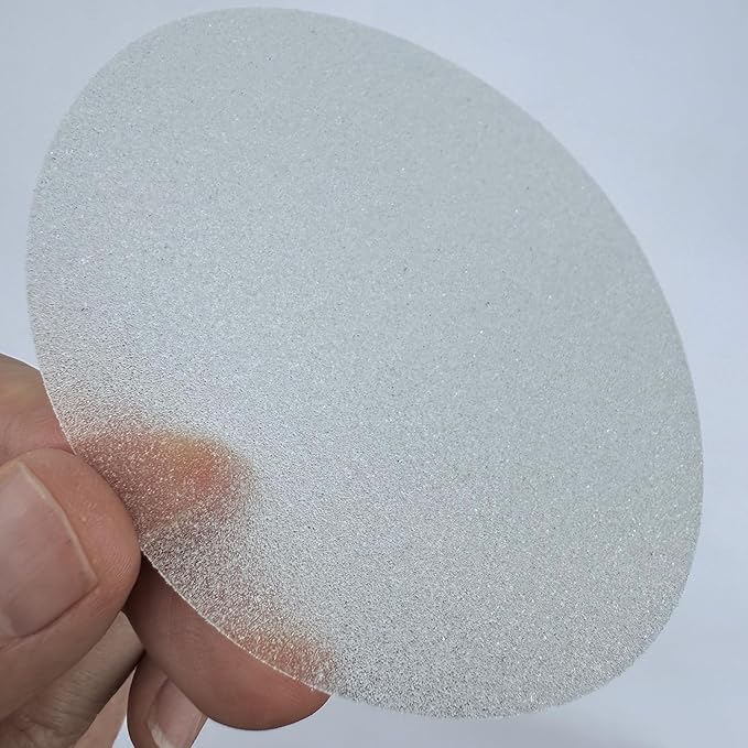 S&X 24 Pcs Non Slip Bathtub Stickers (Large 4" Round), Invisible Clear High Traction Grit Dots, Anti Slip Safety Treads for Tub, Shower Floor with Scraper