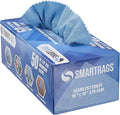 Arkwright Smart Rags in Box - (Pack of 50) Lint Free, Large Microfiber Cleaning Cloth, Scratch & Streak-Free, Dispensable Wash Towels for Cars, Kitchen, and Window Glass, Blue