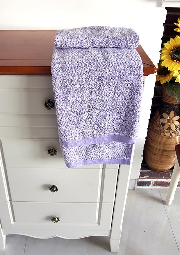 Everplush Diamond Jacquard Bath Sheet in Lavender, 66.00" x 35.00"