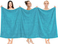 Cotton Paradise 100% Cotton 40x80 Oversized Bath Sheet, Extra Large Turkish Bath Towels for Bathroom, Aqua Blue Bathsheet