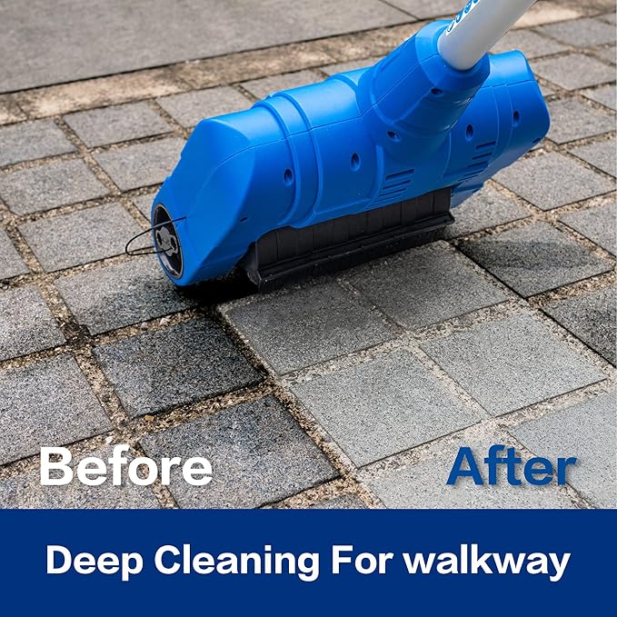 Electric Grout Cleaner Machine | Lightweight Machine Safely Cleans Grout Between Floor Tiles | Grout Cleaner for Tile Floors, Patio, Board, Bricks, Carpet, Pavements