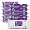 MED PRIDE Premoistened Disposable Washcloths for Adults 8 X 12 in | Ultra-Soft, Paraben-Free, Rinse Free | Lavender Scent | Pack of 600