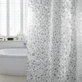 WELTRXE Bathroom Shower Curtain Liner 8G EVA Thick, 72x72 Inch 3D Frosted Pebble Plastic Shower Curtains, Heavy Duty Waterproof Shower Liner with Weighted Magnets, 12 Hooks, Rustproof Metal Grommet