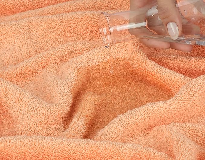 American Soft Linen Oversized Bath Sheet 40x80 Extra Large for Bathroom, 600 GSM 100% Cotton Turkish Jumbo Bathsheet Towels for Adults Malibu Peach Bath Sheet