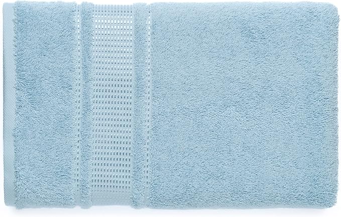 Melissa Linen Hand Towels Set of 2, 100% Turkish Cotton Towels, Blue Hand Towels for Bathroom, 20 in x 35 in, Absorbent, Quick Dry, Durable and Soft, Spa and Hotel Quality, Ocean Blue