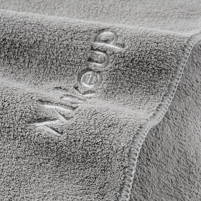 Arkwright Makeup Towels - Bulk Case of 108 - Ultra Soft & Gentle Microfiber Coral Fleece Washcloth Face Make Up Remover, Reusuable Eraser Cloth Essentials for Hosts & Artists, 13 x 13 in, Grey