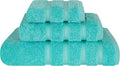 American Soft Linen Premium 3 Piece Towel Set, 1 Bath Towel 1 Hand Towel 1 Washcloth, 600 GSM 100% Cotton Turkish Towels for Bathroom, Turquoise Towel Set