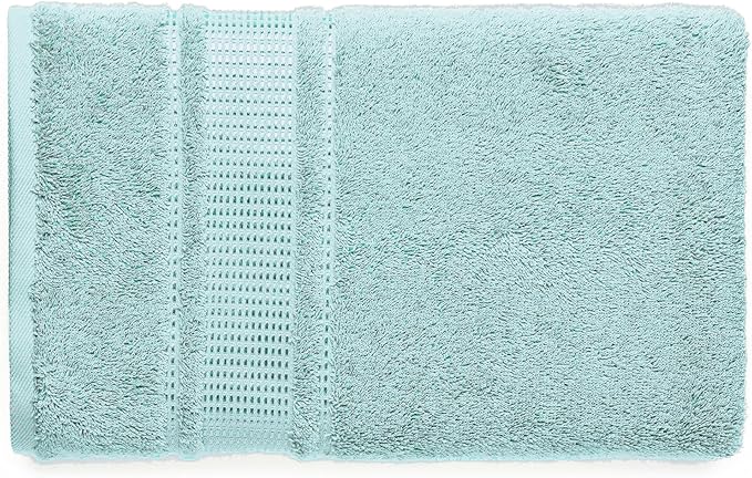 Melissa Linen Fingertip Towels 4 Pack, 100% Turkish Cotton, Small Hand Towels for Body and Face, 12 x 18 in, Soft and Absorbent, Quick Dry, (Aqua Green Fingertip Towels)