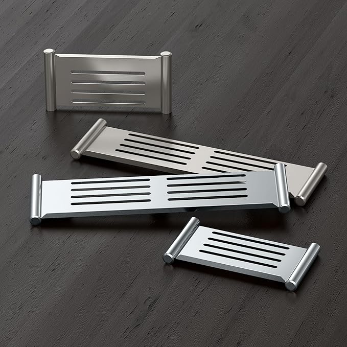 Gatco 1467 Elegant Shower Shelf, Chrome, 10"