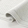Arkwright 2 Piece 100% Cotton Bathroom Rug Set - High Absorbent Stylish Textured Woven Design Bath Mat, Slip Resistant Backing for Shower and Bathtub Floor, 17x24 & 20x32 in - Grey