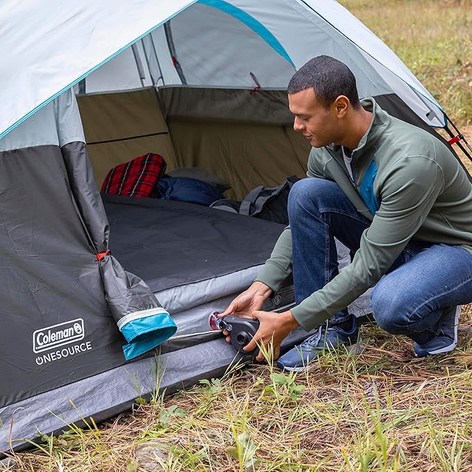 Coleman OneSource Rechargeable Outdoor Camping Gear: Camp Shower, Cordless Vacuum, Fan, Speaker, & Air Pump Options with Included Rechargeable Battery