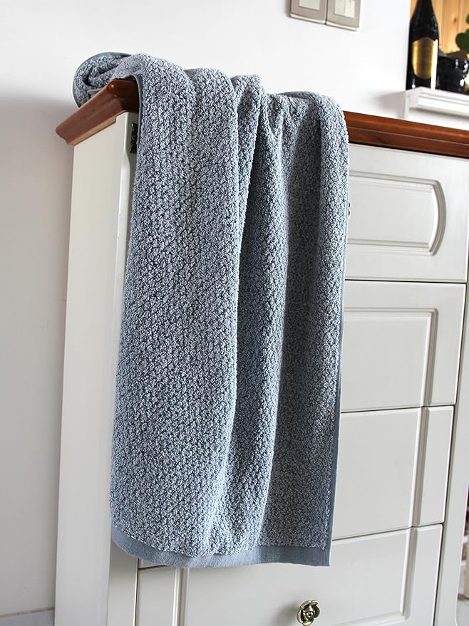 Everplush Diamond Jacquard Bath Sheet 2 Pack in Grey