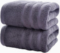 Cotton Bath Towel – Large 30x60 Inches, Soft, Thick & Absorbent Towel for Bathroom, Spa, or Home Use (Gray, 2 Pack – 30"x60")