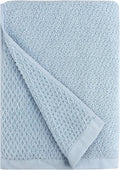 Everplush Diamond Jacquard Quick Dry Bath Towel,1Pack,Aquamarine