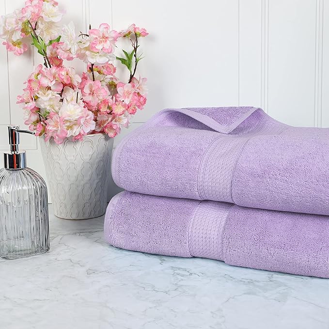 BLUENILEMILLS BNM 800 GSM Premium Quality Egyptian Cotton Bath Sheet Set, 2-Piece Highly Absorbent Sheets for Bathroom & Shower, Hotel & Spa Quality Lush, Durable Quick Dry