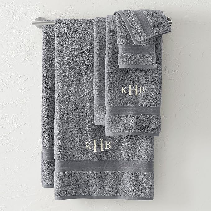Lands' End Supima Towel Rich Steel Bath- Hand Towel