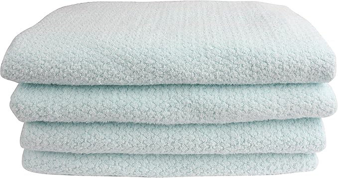 Everplush Diamond Jacquard Bath Sheet 2 Pack in Hushed Green