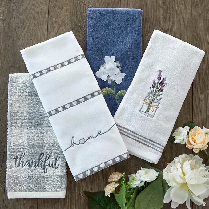 SKL Home Heart in Home Hand Towel Set, 2 Count