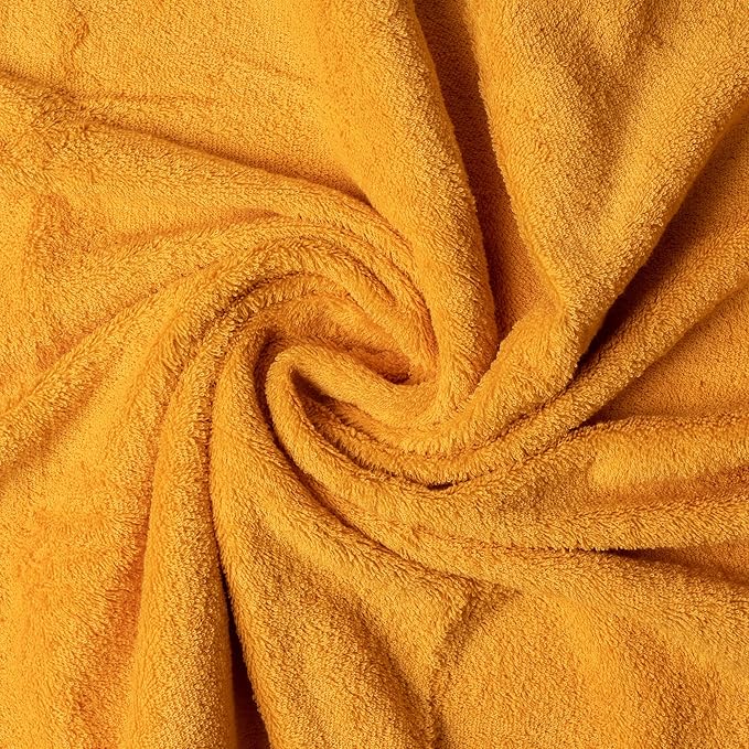 Melissa Linen, 2 Piece Bath Towel Set, 100% Turkish Cotton Bath Towels for Bathroom, Absorbent, Quick Dry, Durable and Soft Shower Towel, 28 in x 55 in, Spa and Hotel Quality, Yellow
