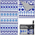 Elite Trend Quick Dry Towel Extra Large 78x35 Inch - Microfiber Beach Towel - Perfect for Beach, Travel, Swimming, Pool, Yoga, Hiking, Camping - Lightweight, Fast Drying, Compact for Adults (Aztech)