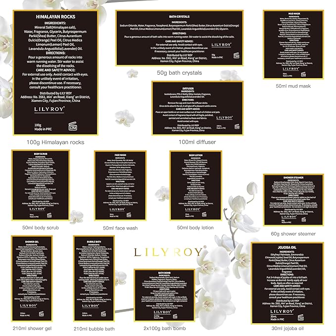 Christmas Gifts for Women - 18-Piece Luxury Gold Spa Gift Set, Premium Bath Collection | Father's Day, Mothers Day Gift, Birthday Gifts, All Occasion Ultimate Holiday Gift for Her & Him