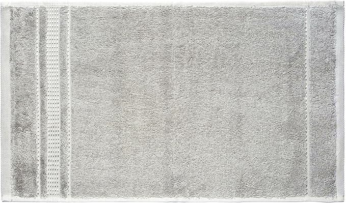 Melissa Linen, Fingertip Towels 4 Pack, 100% Turkish Cotton, Small Hand Towels for Body and Face, 12 x 18 in, Soft and Absorbent, Quick Dry, (Steel Gray Fingertip Hand Towels)