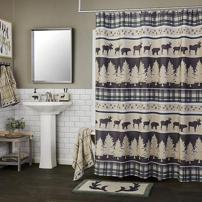 SKL Home Yellowstone Grand Teton Bath Towel, Taupe 50.00" x 27.00" (Pack of 12)