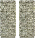 SKL Home CloudSoft Cotton Luxury 2-Piece Hand Towel Set, Sage