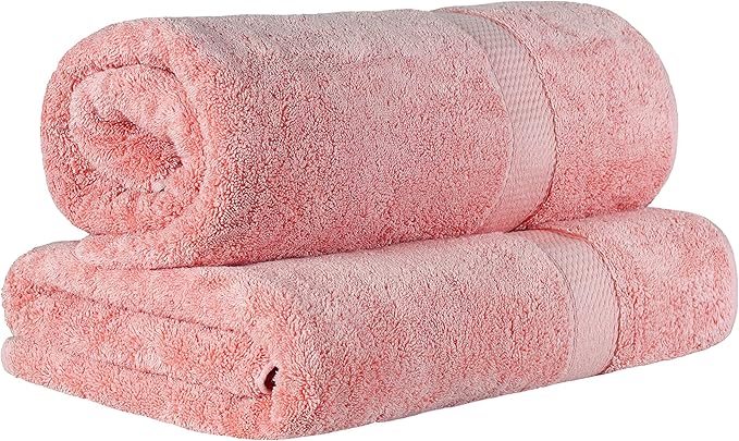 BLUENILEMILLS BNM 800 GSM Premium Quality Egyptian Cotton Bath Sheet Set, 2-Piece Highly Absorbent Sheets for Bathroom & Shower, Hotel & Spa Quality Lush, Durable Quick Dry