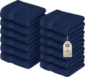Utopia Towels 12 Pack Premium Wash Cloths Set, 12 by 12 Inches, 100% Cotton Ring Spun, Highly Absorbent and Soft Feel Essential Washcloths for Bathroom, Spa, Gym, and Face, Navy Blue