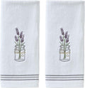 SKL Home by Saturday Knight Ltd. Lavender Hand Towel (2-Pack), White , 16x25