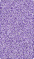 ENKOSI Loofah Non-Slip Shower and Bath Mat - Soft Cushioned Comfort - No Suction Cups for Smooth or Textured Tubs - Fast Draining - Safety for Bathroom, Family, Kids, and Elderly (24x16 Purple)