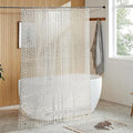 NTBAY EVA Clear Shower Curtain with Water Cube, Water-Repellent Liner with 3 Magnets for Bathroom, 72x84 Inches