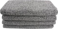 Everplush Diamond Jacquard Bath Sheet 2 Pack in Grey
